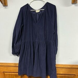 Universal Threads dark blue XL corduroy dress